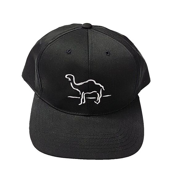 Vintage 90s Camel Cigarette Black Snapback Hat - Picture 1 of 11